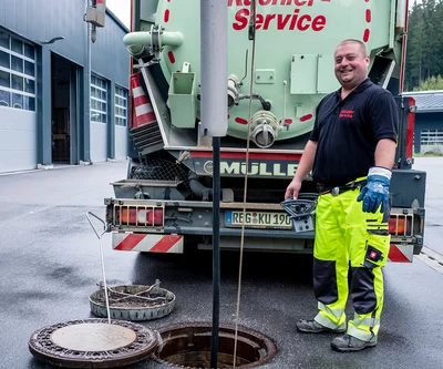 Saugbaggerarbeiten bei punktuellem Aushub